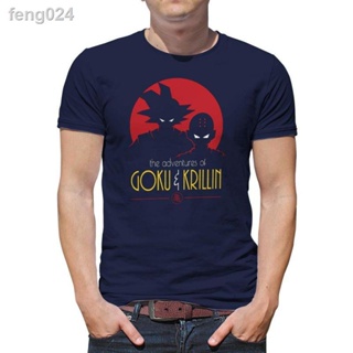 ☢เสื้อยืด Dragon Ball Z Adventures of Goku &amp; Krillin_04