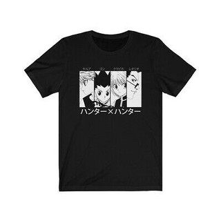 เสื้อยืดแขนสั้น ผ้าฝ้าย พิมพ์ลายอนิเมะ Hunter X Hunter Gon Killua HXH แฟชั่นฤดูร้อน สไตล์ฮาราจูกุ สําหรับผู้ชาย และ_05