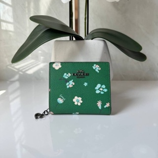 COACH (C8703) SNAP WALLET WITH MYSTICAL FLORAL PRINT