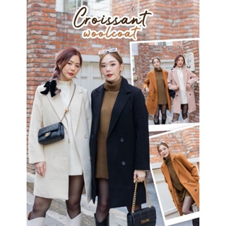 Croissant woolcoat  ✨🧥 เสื้อโค้ทกันหนาว ทรงสวยมาก*