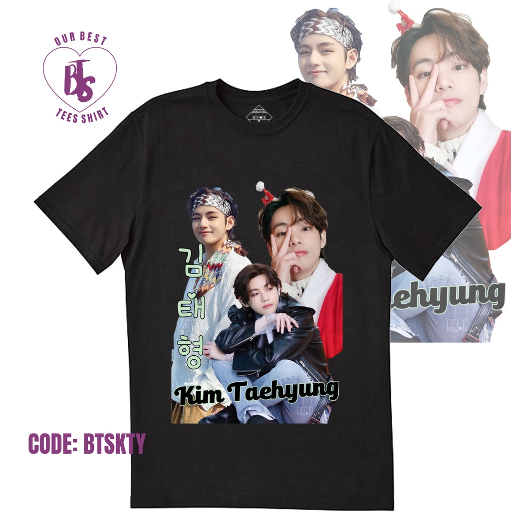 พร้อมส่ง-bts-bangtan-kpop-shirt-inspired-permission-to-dance-black-graphic-t-shirt-korean-shirt-tee-unisex