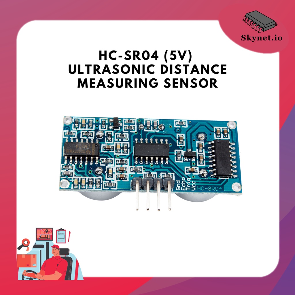 HC-SR04 Ultrasonic Distance Measuring Sensor Module | Shopee Thailand