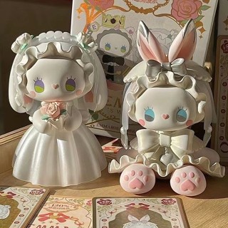 【ของแท้】ตุ๊กตาฟิกเกอร์ Emmas Wedding Series Blind Box 120% ของขวัญ สําหรับตกแต่ง