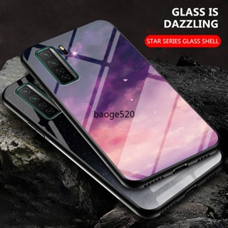 เคส Casing Huawei Mate 20 X เคส Huawei Mate 40 Pro Plus Case Huawei Nova 7 Pro เคส Huawei Nova 7 SE Case Fashion tempered glass starry sky series mobile phone case โทรศัพท์มือถือกระจกนิรภัย ลายท้องฟ้ากลางคืน สําหรับ