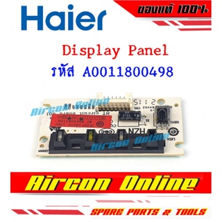 Display Panel หน้าจอรับสัญญาณ แอร์ HAIER รหัส A001180 0498