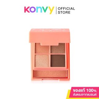 Cute Press Eye & Cheek Palette #01 คิวท์เพรส พาเลทแต่งหน้าตาและแก้ม มีเนื้อแมท และชิมเมอร์.