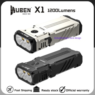 Wuben X1 ไฟฉาย Type-C 12000 ลูเมนส์ ชาร์จซ้ําได้ พกพาง่าย