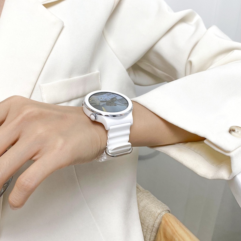 สายนาฬิกาข้อมือซิลิโคน-กันน้ํา-เป็นมิตรกับผิวหนัง-สําหรับ-smartwatches-20-22-มม-galaxy-watch