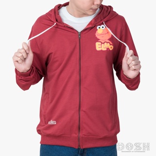 DOSH UNISEX JACKET HOODIE SESAME STREET เสื้อแจ็คเก็ตฮู้ด DSEMJ5004-RE