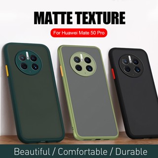 Hauwei Mate50pro เคสแข็ง PC เนื้อแมตต์ กันกระแทก สําหรับ Huawei Mate 50 Huawey Mate50 Pro 4G 2022