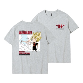 ✱Dragon Ball Popular Brand Joint T-shirt Goku Freeza Anime Peripheral Clothes INS Hong Kong Style Pure Cotton Large_05