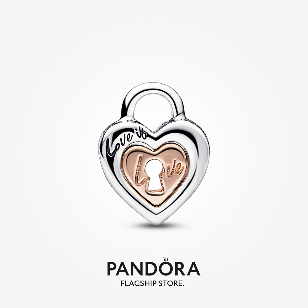 pandora-กุญแจทูโทน-รูปหัวใจ-ของขวัญวันหยุด-สําหรับผู้หญิง-p804