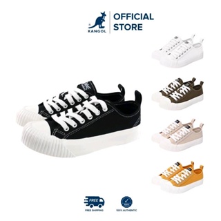 รูปภาพขนาดย่อของKANGOL Sneaker unisex รองเท้าผ้าใบ รุ่น Cookie ผูกเชือก ดำ, สีขาว,ครีม,เหลือง 69522001ลองเช็คราคา