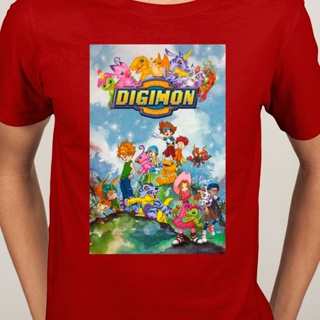 Short Sleeve T-shirt shirt Digimon Adventure Agumon Taichi Yagami Gabumon Yamato anime O-Neck Men Fashion cotton Ca_11