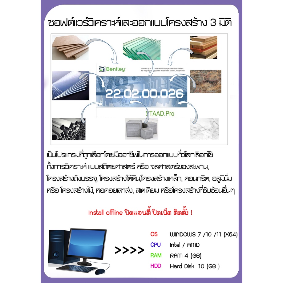 staad-pro-v-22-โปรแกรมวิเคราะห์และออกแบบโครงสร้าง-3d-c040