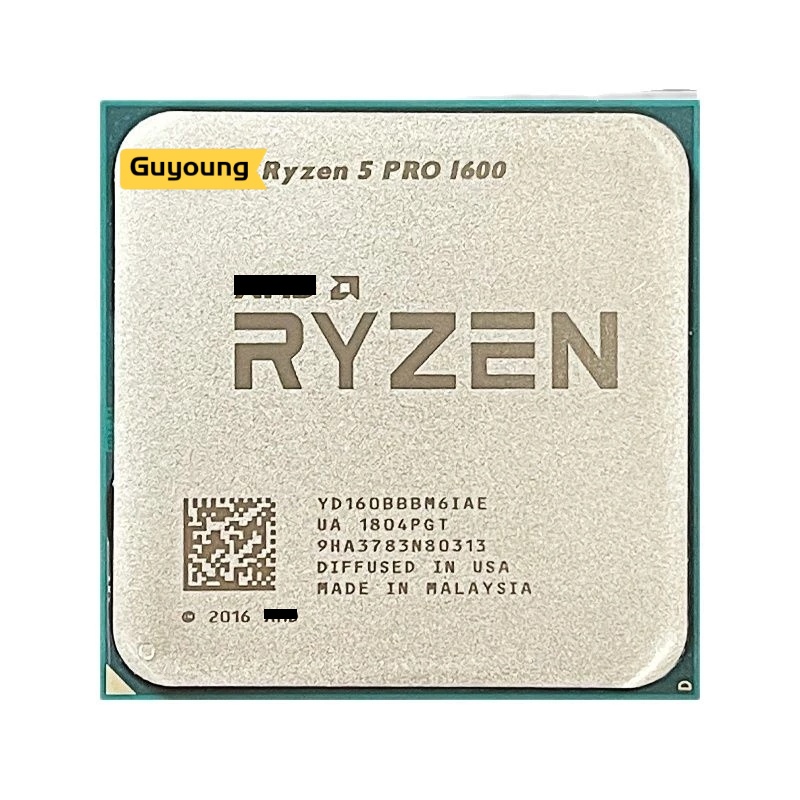 โปรเซสเซอร์ CPU หกคอร์ Ryzen 5 PRO 1600 R5 1600 3.2 GHz มือสอง ...