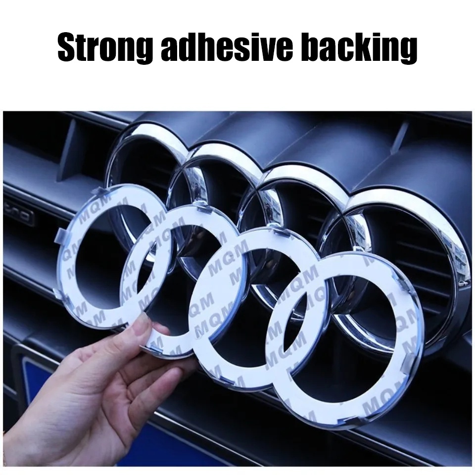 สติกเกอร์โลโก้-led-4d-สําหรับติดตกแต่งฝากระโปรงหลังรถยนต์-audi-a3-a4-a5-a6-q5-rs5-1-ชิ้น