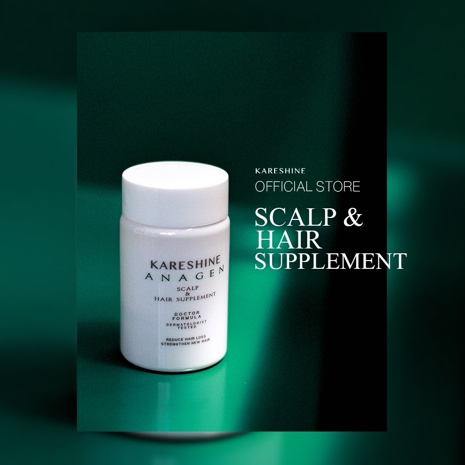 ภาพหน้าปกสินค้าKARESHINE Scalp & Hair Supplement - New Formula