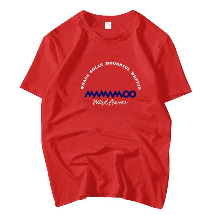 เสื้อยืดผู้ชาย-เสื้อยืด-พิมพ์ลายอัลบั้ม-kpop-mamamoo-wind-flower-same-all-member-name-สําหรับผู้ชายs-5xl
