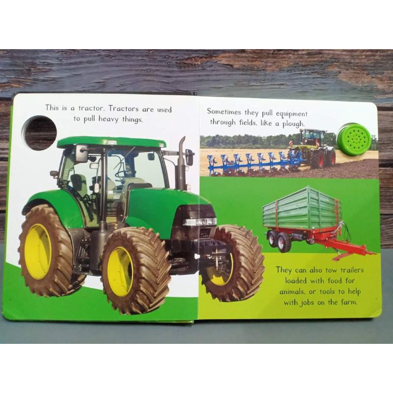 boardbook-มือสอง-my-first-sound-book-farm-vehicles