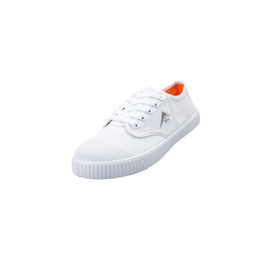ภาพสินค้ารองเท้าผ้าใบนักเรียนสี ขาว/ดำ/น้ำตาล Gold City รุ่น GC(พื้นส้ม) จากร้าน 3kshops บน Shopee ภาพที่ 1