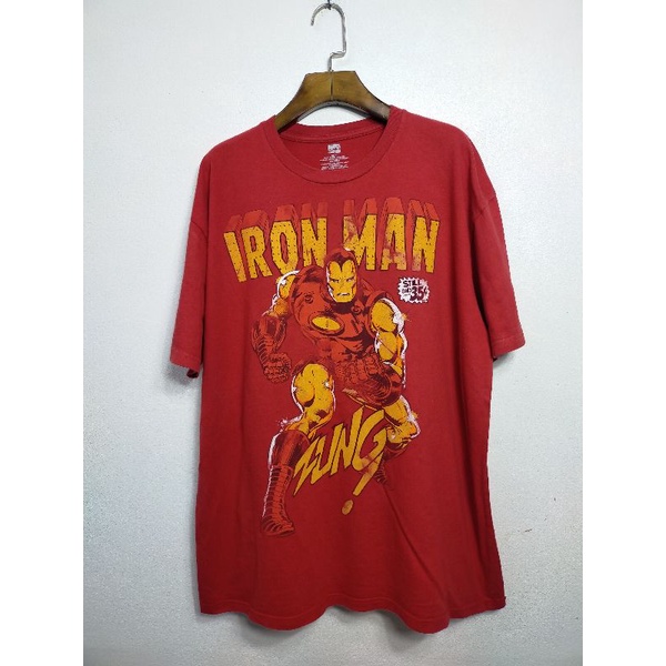 เสื้อยืด-มือสอง-marvel-ลายการ์ตูน-iron-man-อก-46-ยาว-28