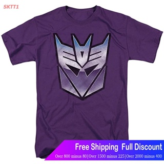 เสื้อยืดโอเวอร์ไซส์ เสื้อยืดผู้ชายและผู้หญิง Transformers Vintage Decepticon Logo Unisex Adult T Shirt For Men And_11