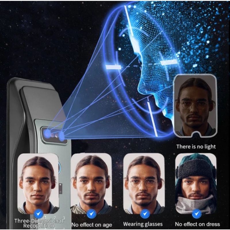 กลอนประตูดิจิตอล-3d-face-recognition-app-wishome-digital-door-lock-smart-lock-สมาร์ล็อค-รุ่น-df11