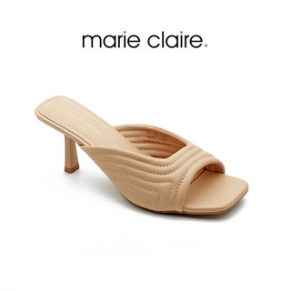 Bata บาจา ยี่ห้อ Marie Claire รองเท้าส้นสูง รองเท้าเสริมส้นแบบสวม สูง 2.5 นิ้ว สำหรับผู้หญิง  รุ่น MICHIGAN สีเบจ 6703286