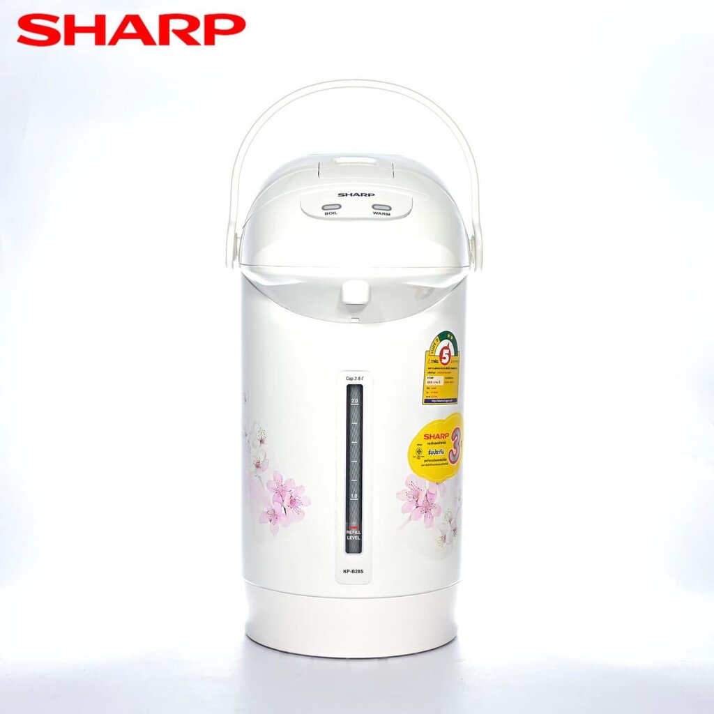 sharp-กระติกน้ำร้อน-manual-kp-b28s-ขนาด-2-8-ลิตร-รับประกัน-1-ปี-jar-pot-electric-kettle