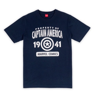 [S-5XL]Marvel Men Captain America T-Shirt - เสื้อยืดผู้ชายลายมาร์เวล กัปตันอเมริกา สินค้าลิขสิทธ์แท้100% characters_11