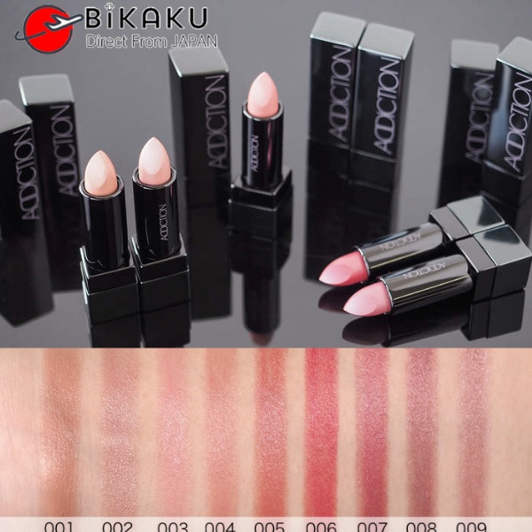 direct-from-japan-addiction-แอดดิคชั่น-the-lipstick-satin-3-8g-9-color-options-lip-gloss-base-lipsticks-lipsticks-set-beauty-makeup