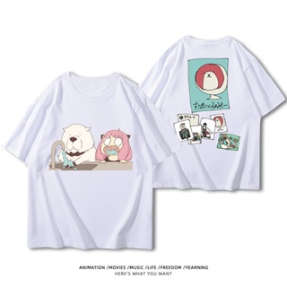 Anime Spy X Family T Shirts Anya Forger Tops Clothes Beauty Cute Shirts Cosplay 3D Print Womens Mens Top_05