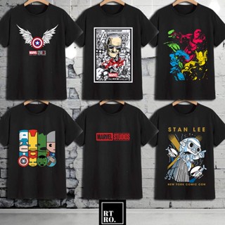 Stan Lee MARVEL T-Shirt Superhero Graphic shirt Black Tee Retro / Shirt Unisex Bootleg Trend Fashion_05