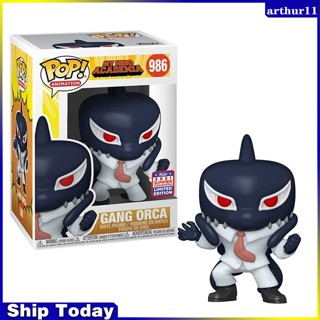 โมเดลฟิกเกอร์ Arthur Funko Pop My Hero Academia Gang Orca ของเล่นสําหรับเด็ก