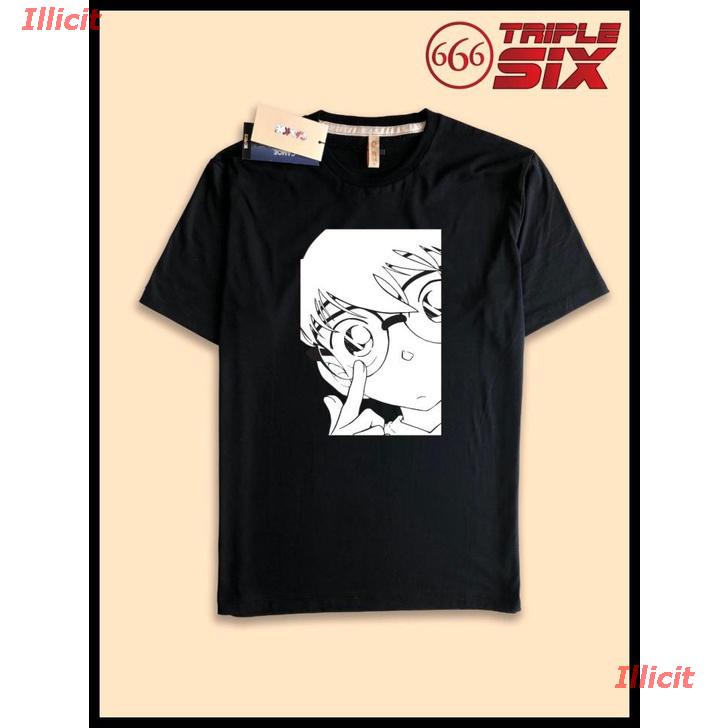 นักสืบโคนันเสื้อยืดถักฤดูร้อน-เสื้อยืดพิมพ์ลายการ์ตูน-detective-conan-แฟชั่นสตรี-detective-conan-short-sleeve-t-wk