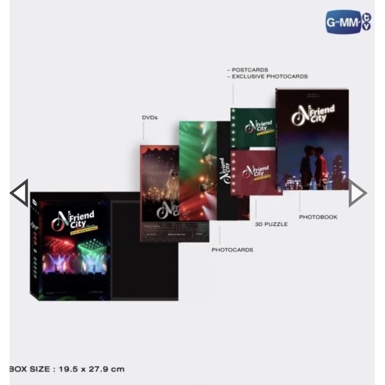 พร้อมส่ง) DVD BOXSET O-N FRIEND CITY OHM-NANON 1ST FAN
