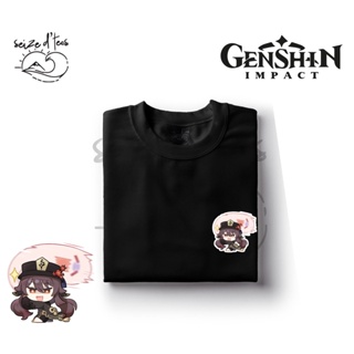 SDT Seize D Tees - Genshin Impact Hu Tao Ghost Chibi Customized Shirt Unisex T-shirt_05