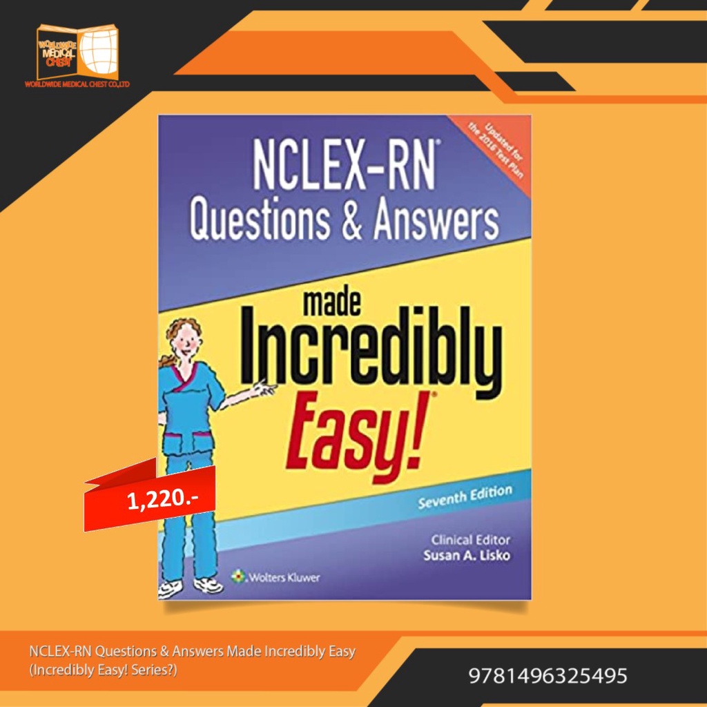NCLEX-RN Questions & Answers Made Incredibly Easy | Shopee Thailand
