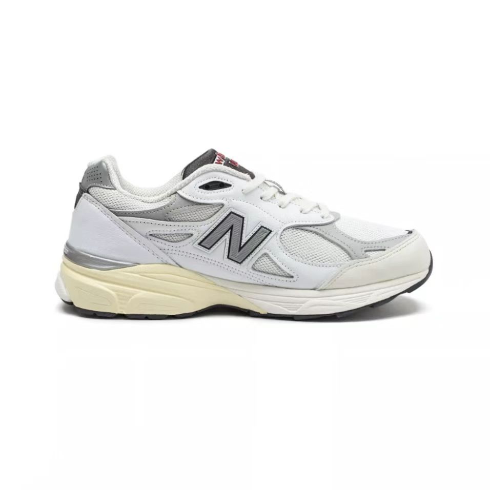 100-authentic-new-balance-990-v3-taddy-made-white-sports-shoesรองเท้าผ้าใบแฟชั่น