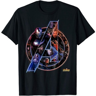Marvel movie hero Iron Man T Shirt black lelaki baju lengan pendek round neck100% cotton short sleeve_07