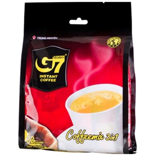 (พร้อมส่ง) G7 Coffee Mix 3in1 Instant กาแฟเวียดนาม กาแฟคอฟฟี่จีเซเว่น ขนาดถุง22ซอง×16กรัม สินค้านำเข้า