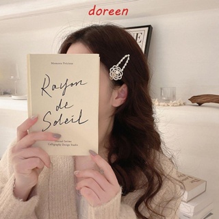 Doreen กิ๊บติดผม ประดับเพชรเทียม ล้างหน้า สไตล์เกาหลี วินเทจ หวานแหวว แฟชั่นสําหรับผู้หญิง