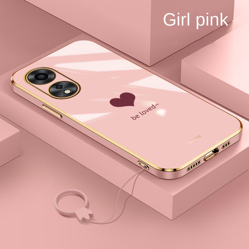 เคสโทรศัพท์มือถือ-ยางเคลือบเงา-ลายหัวใจ-พร้อมสายคล้อง-สําหรับ-oppo-reno-8t-8z-8-pro-5g-reno8t-5g