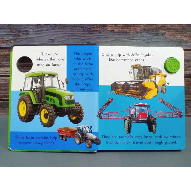 boardbook-มือสอง-my-first-sound-book-farm-vehicles