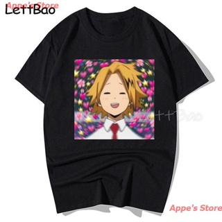 เสื้อยืดสีขาวAppes Store 2022 My Hero Academia Bakugou Boku No Hero Academia Summer Top Male Graphic Tees 2022 Black T