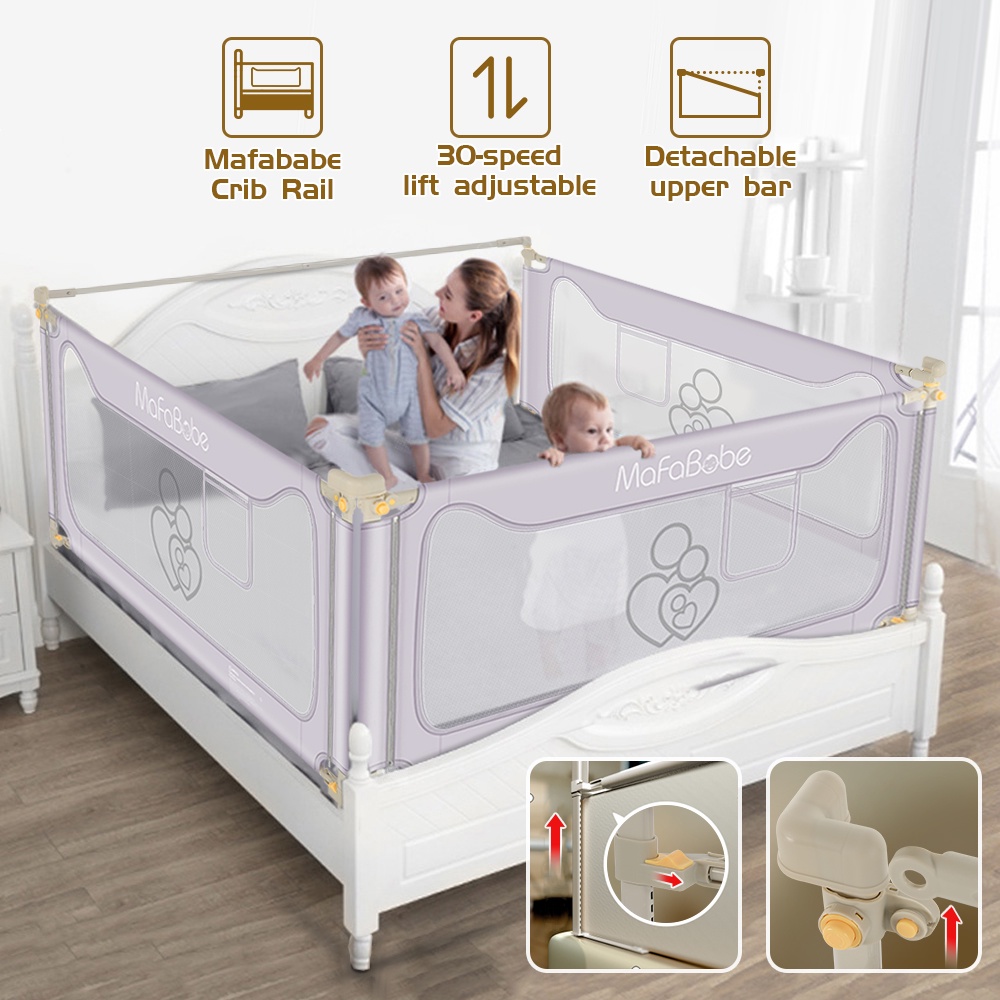 ที่กั้นเตียง-ราวบันไดข้างเตียงที่กั้นเตียง-กันเด็กตกเตียง-รุ่นที่-6-ปรับขึ้นลงด้านเดียวได้-ราวเตียง-1-5-1-8-1-9เมตร