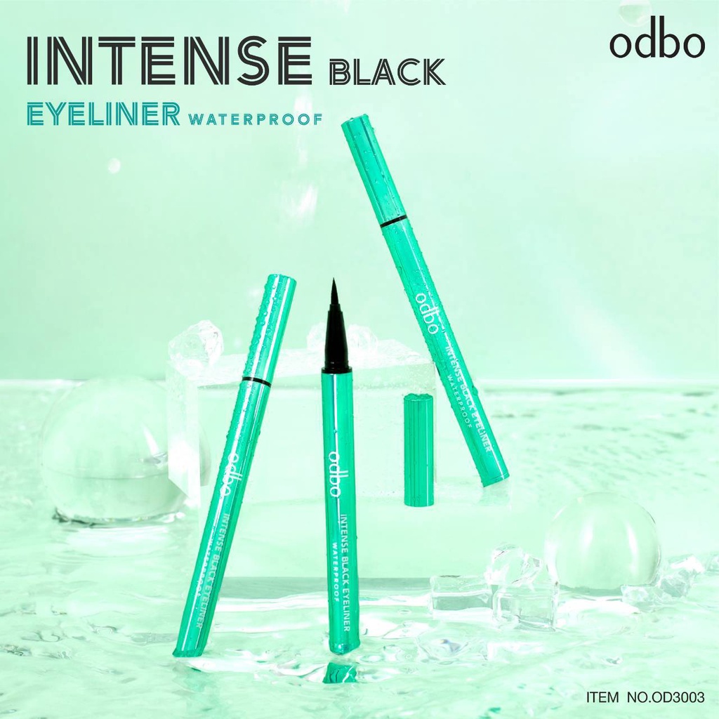 ของแท้-ส่งด่วน-ถูก-odbo-intense-black-eyeliner-od3003-โอดีบีโอ-อินเท้นซ์-แบล็ค-อายไลเนอร์-เขียว-x-1-ชิ้น-dayse