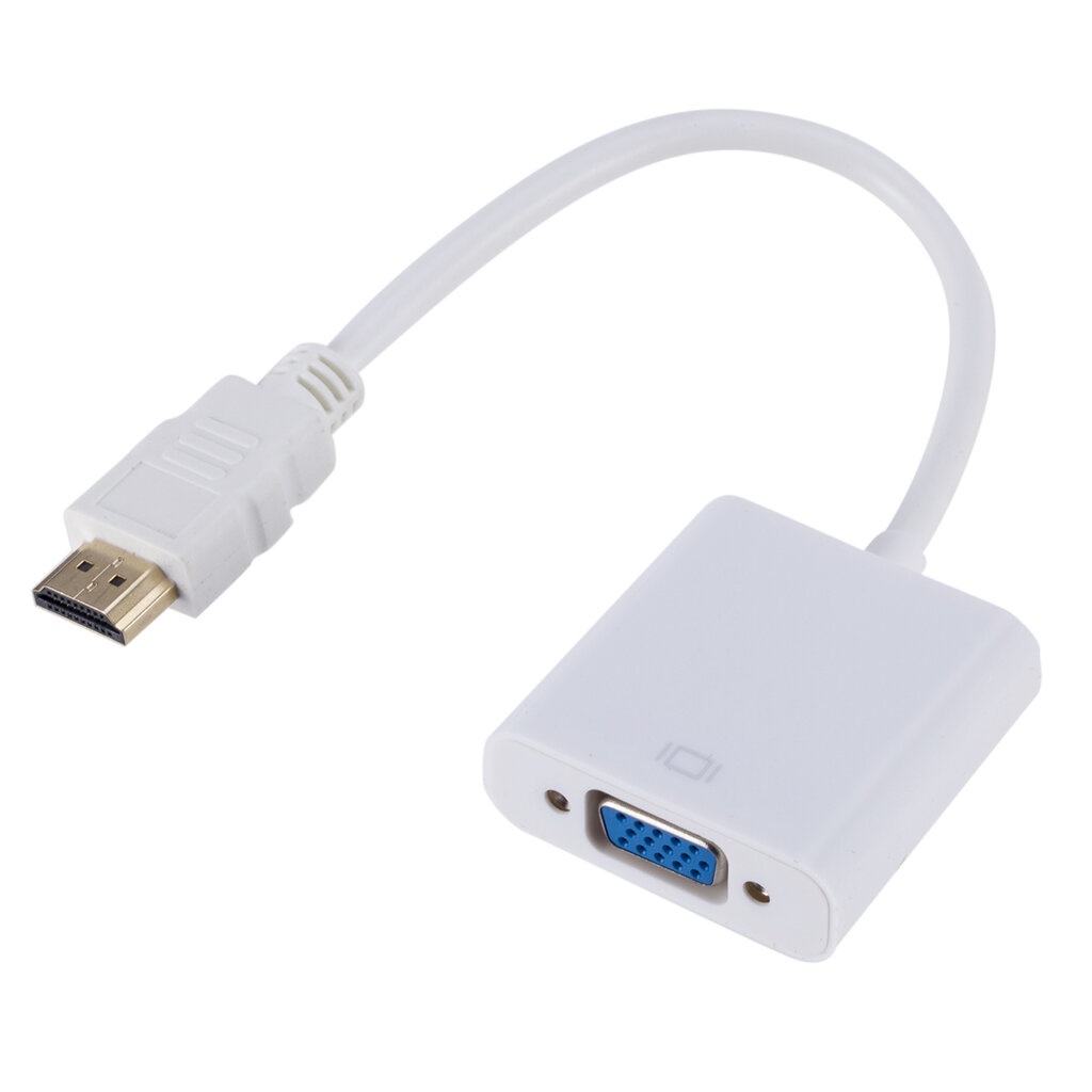 (556) NAVA IT หัวแปลงพอร์ต HDMI to VGA Adapter(สีขาว) ประกัน 1 ปี ...