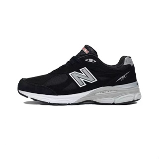 100% authentic New Balance 990 v3 black sports shoes maleรองเท้าผ้าใบแฟชั่น